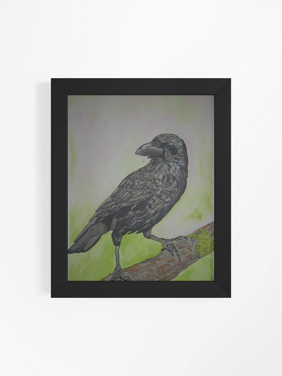 Corvid Series [00] Carrion crow framed print product image (4)