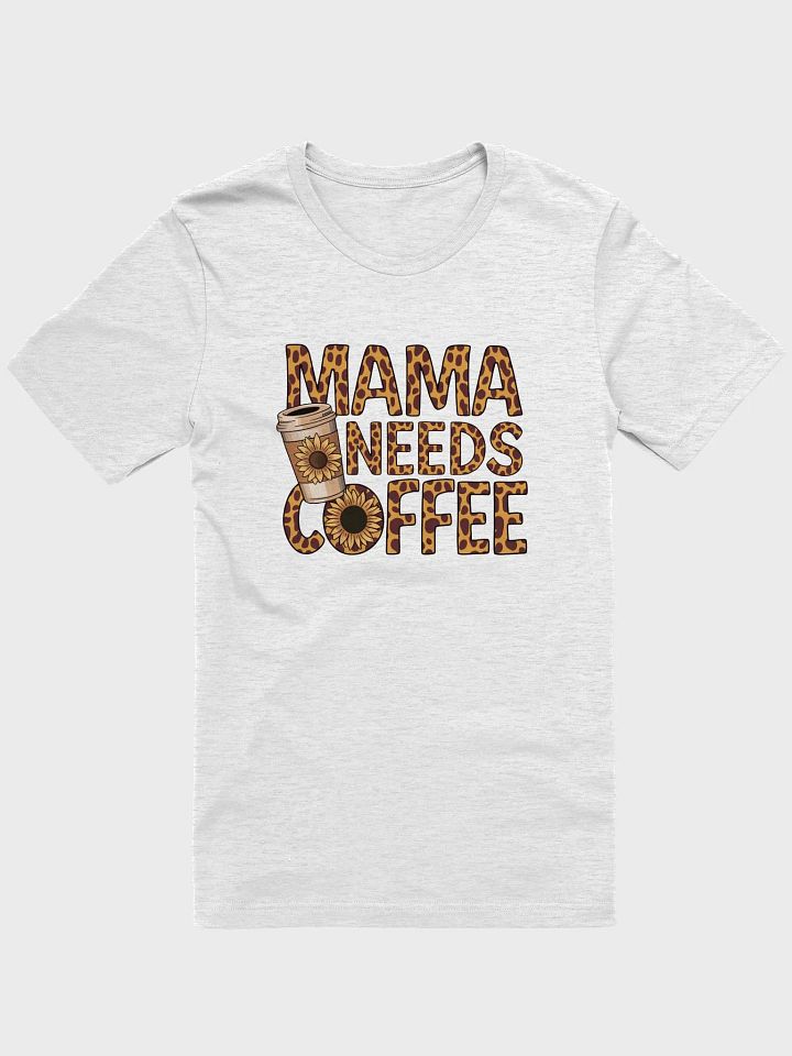 MAMA NEEDS COFFEE Giraffe Print T-Shirt product image (1)