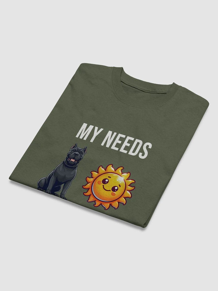 My Needs Are Simple - Cane Corso and Sun T-Shirt product image (27)