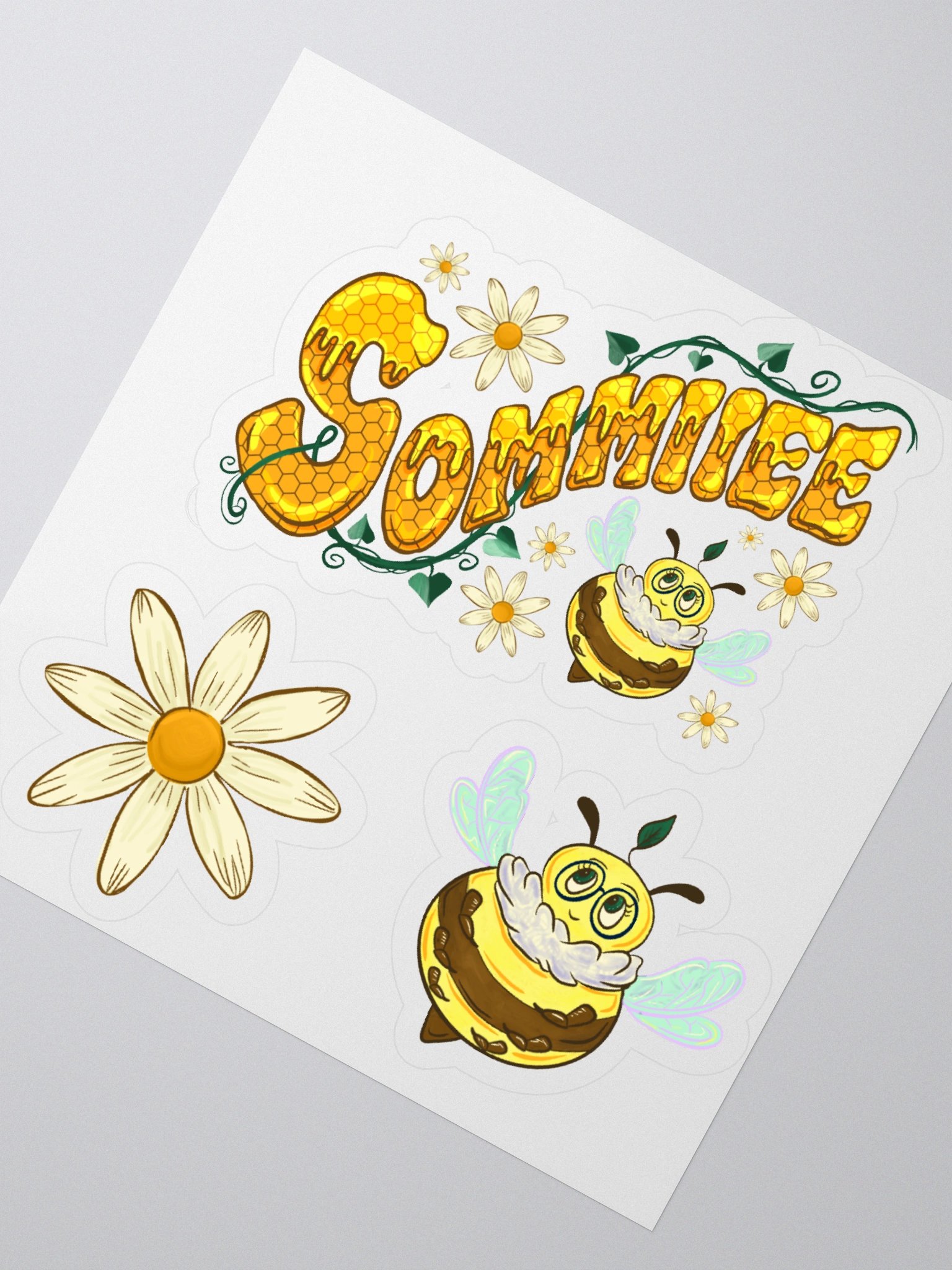 Honeybee Kiss Cut Sticker Set product image (2)