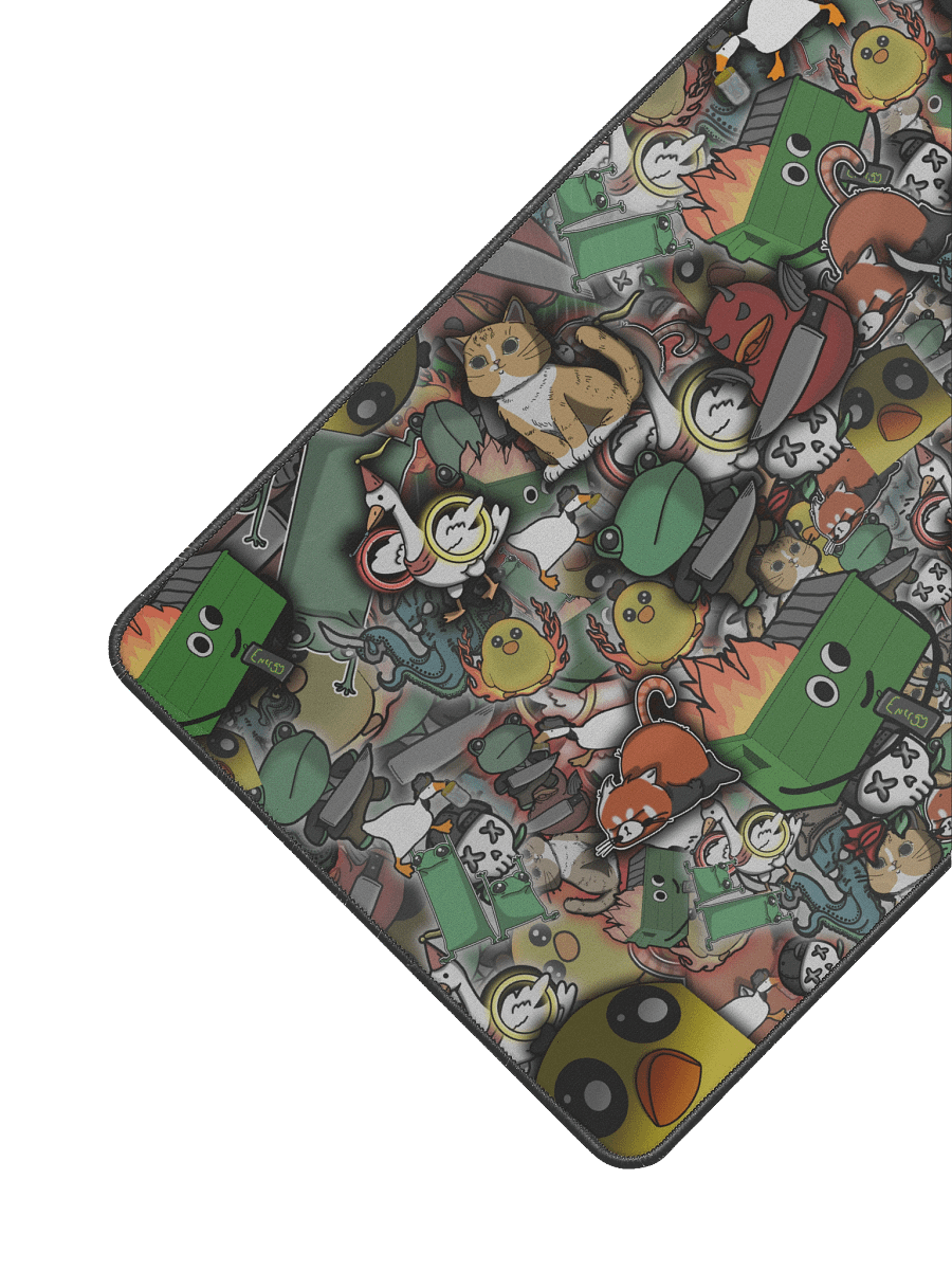 Emote Stickerbomb 22" x 12" Mouse / Desk Pad product image (2)