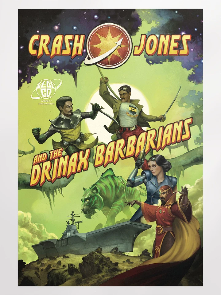 Crash Jones and the Drinax Barbarians Poster product image (1)