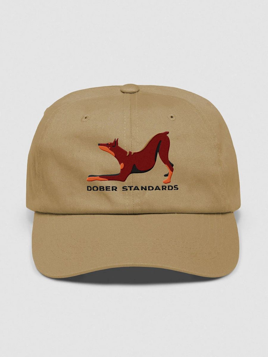 Dober Standards Classic Dad Hat(Embroidered) of a Doberman Pinscher(Red) product image (1)