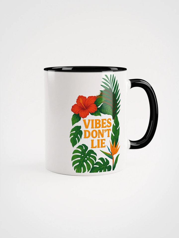 Color Inside Ceramic Mug – Vibes Don’t Lie product image (2)