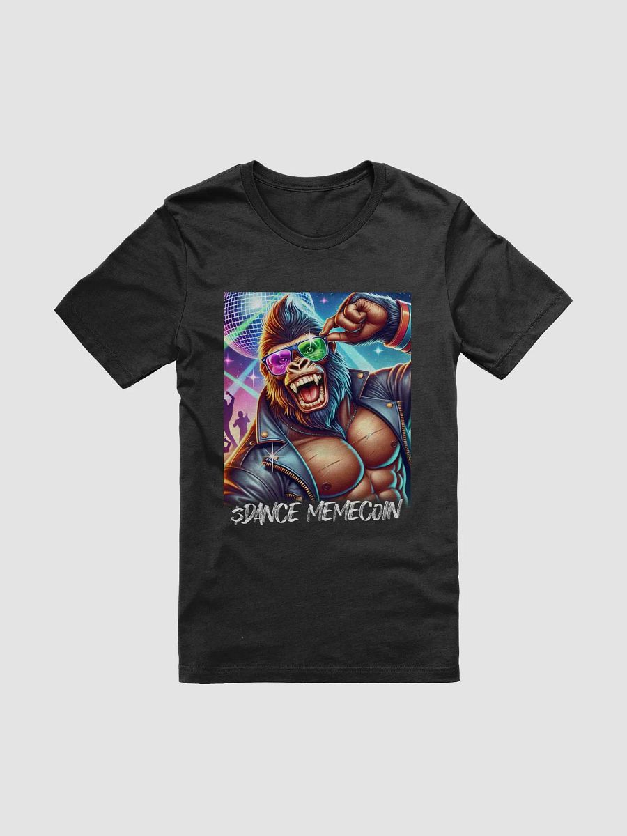 GIGA GORILLA - DANCE MEMECOIN - PREMIUM TEE - BLACK product image (4)
