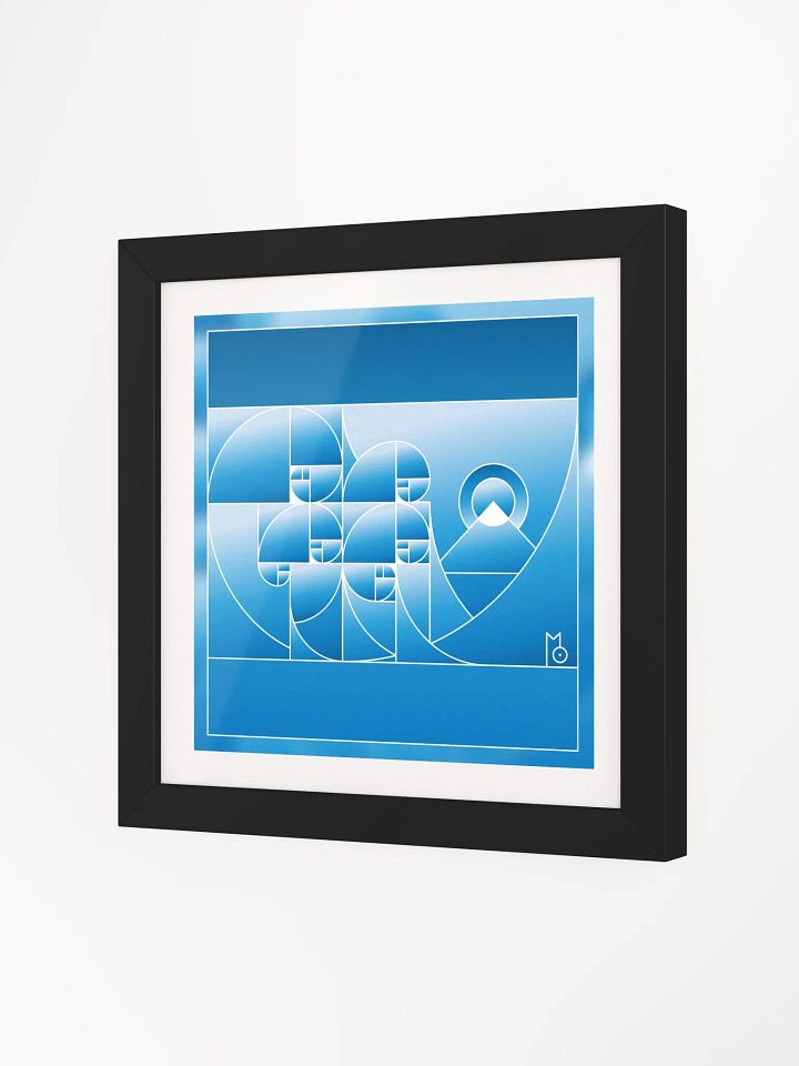 Fuji Fibonacci Wave / MO Framed Print product image (16)