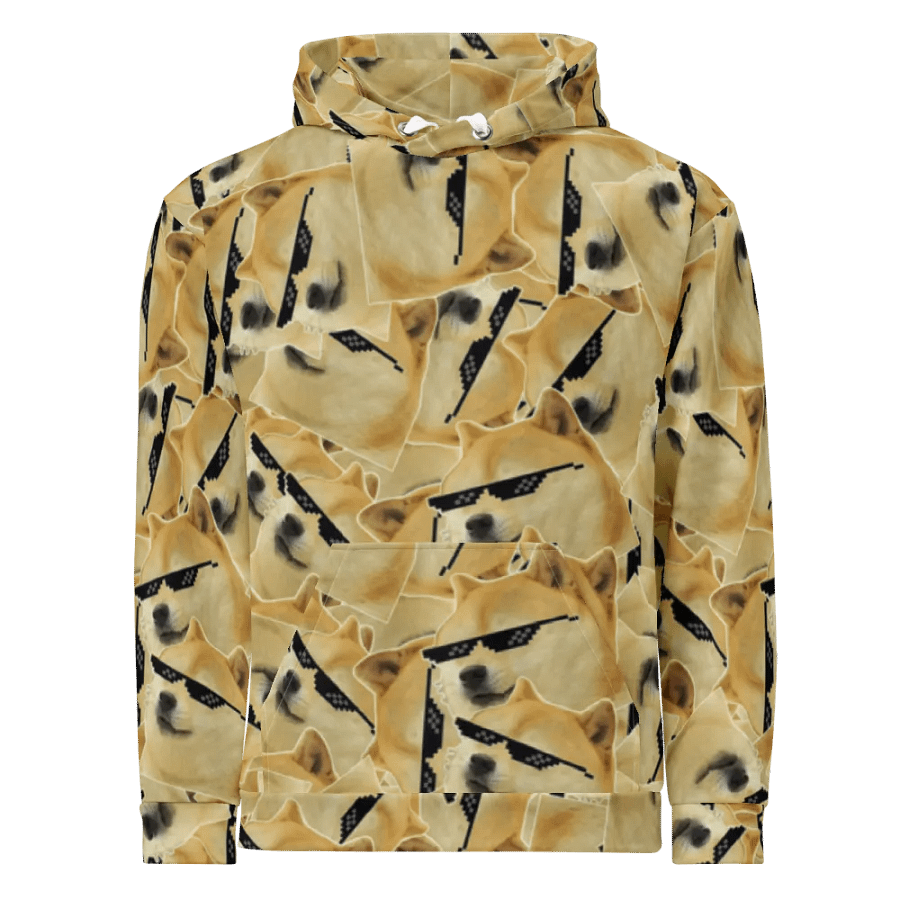$DOGE Full Printed Unisex Hoodie product image (7)