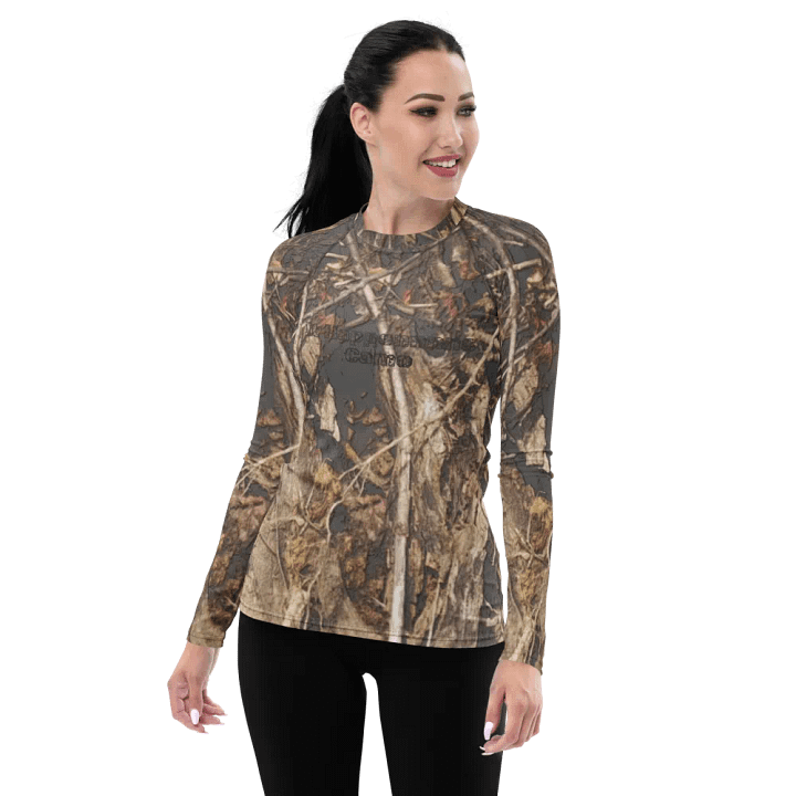 Women's Rash Guard - Dead Split - It Happennnns Camo product image (2)