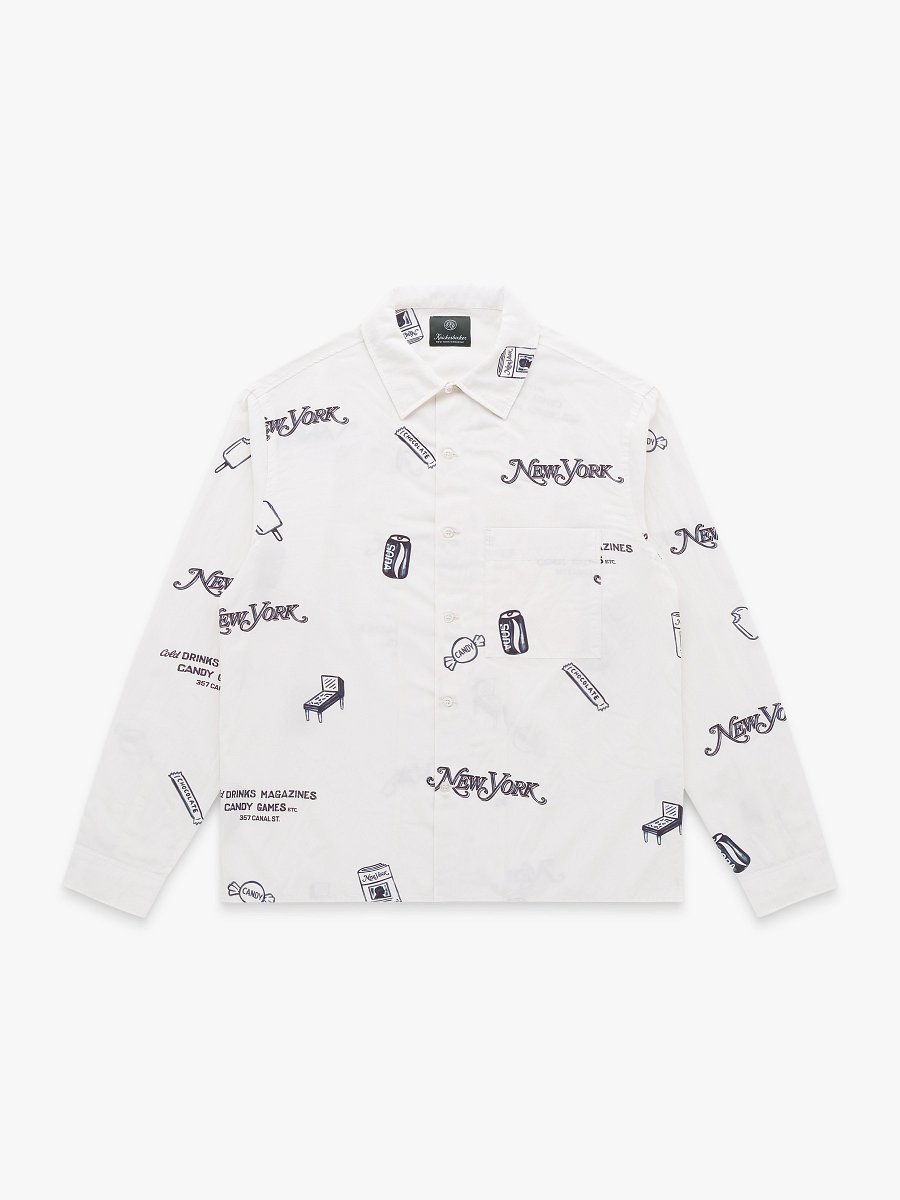 New York x Knickerbocker Corner Store Rayon and Cotton Shirt product image (1)