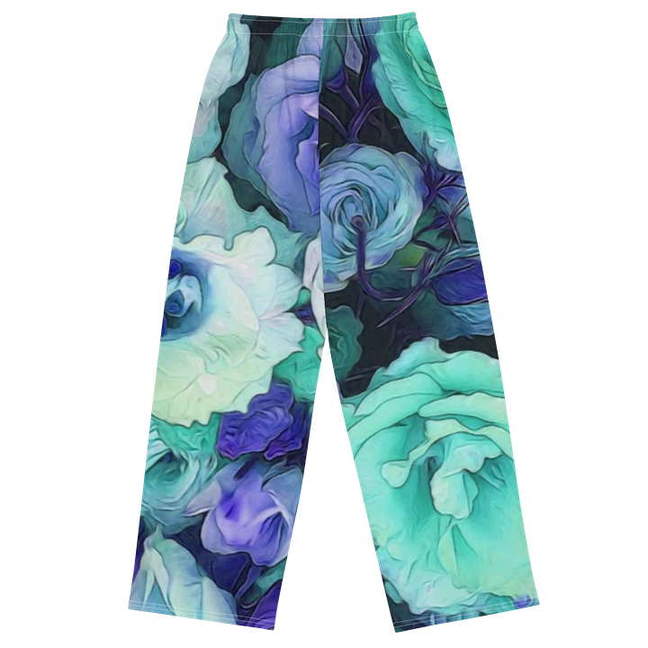 Aqua Flower Wideleg Pants product image (1)