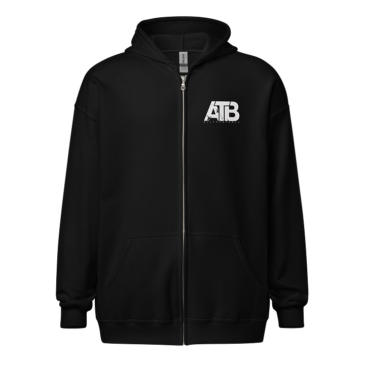 White Logo Zip Up product image (1)