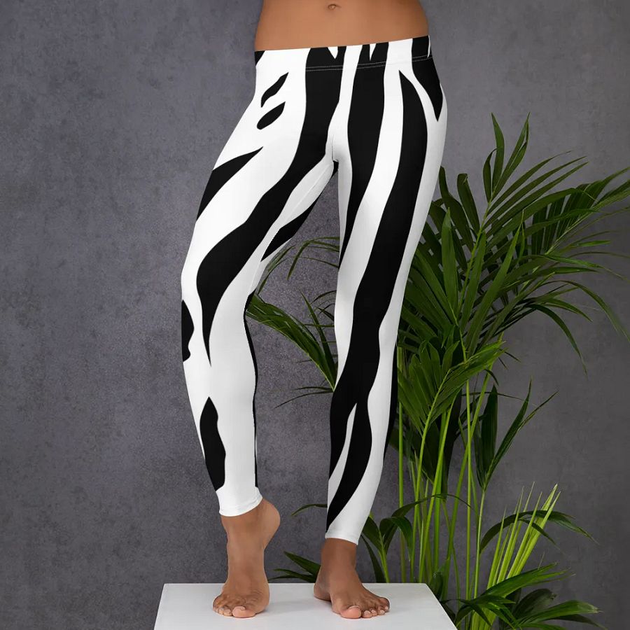 Tiger Print Leggings – Bold, Stylish & Comfortably Versatile product image (5)