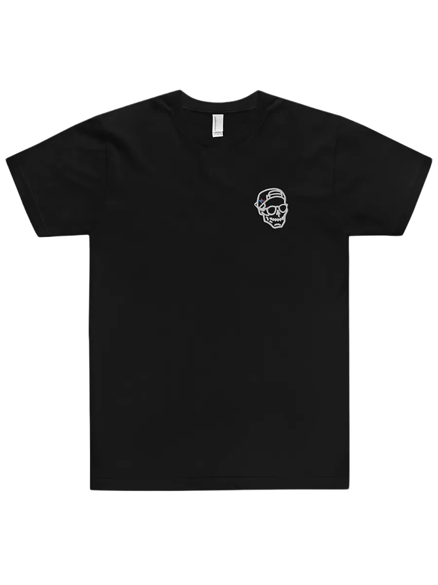 Embroidered Skull - Unisex Jersey T-Shirt product image (1)