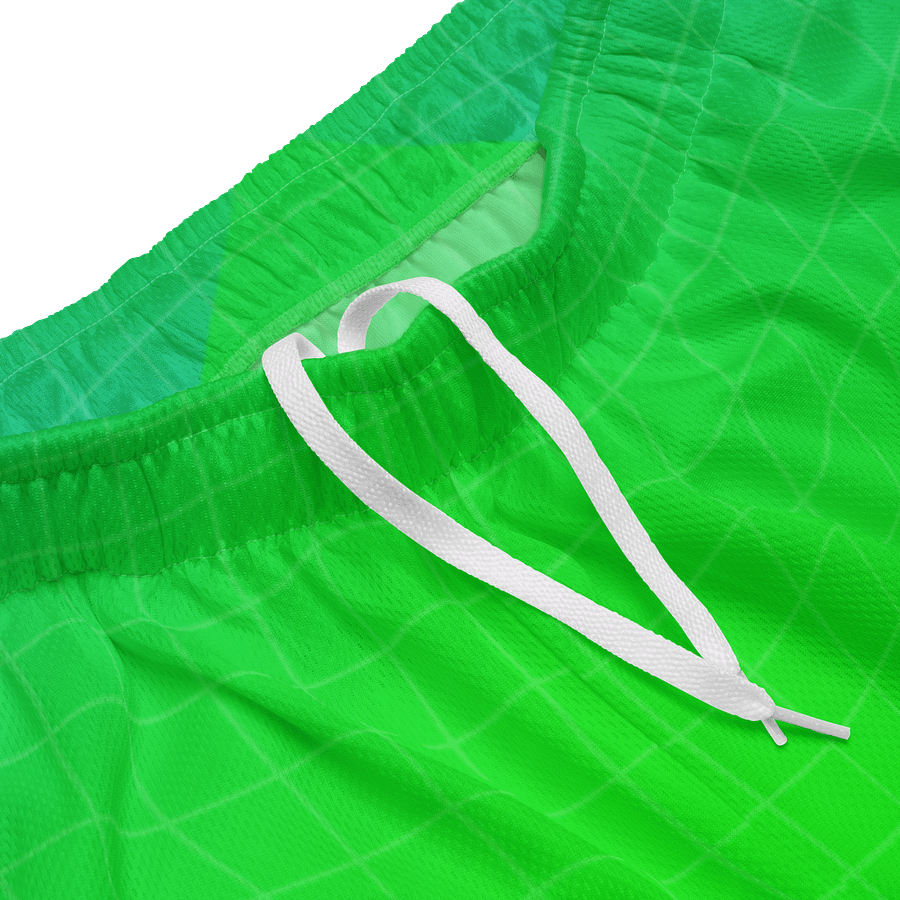 70s Neon Grid Unisex Mesh Shorts product image (5)