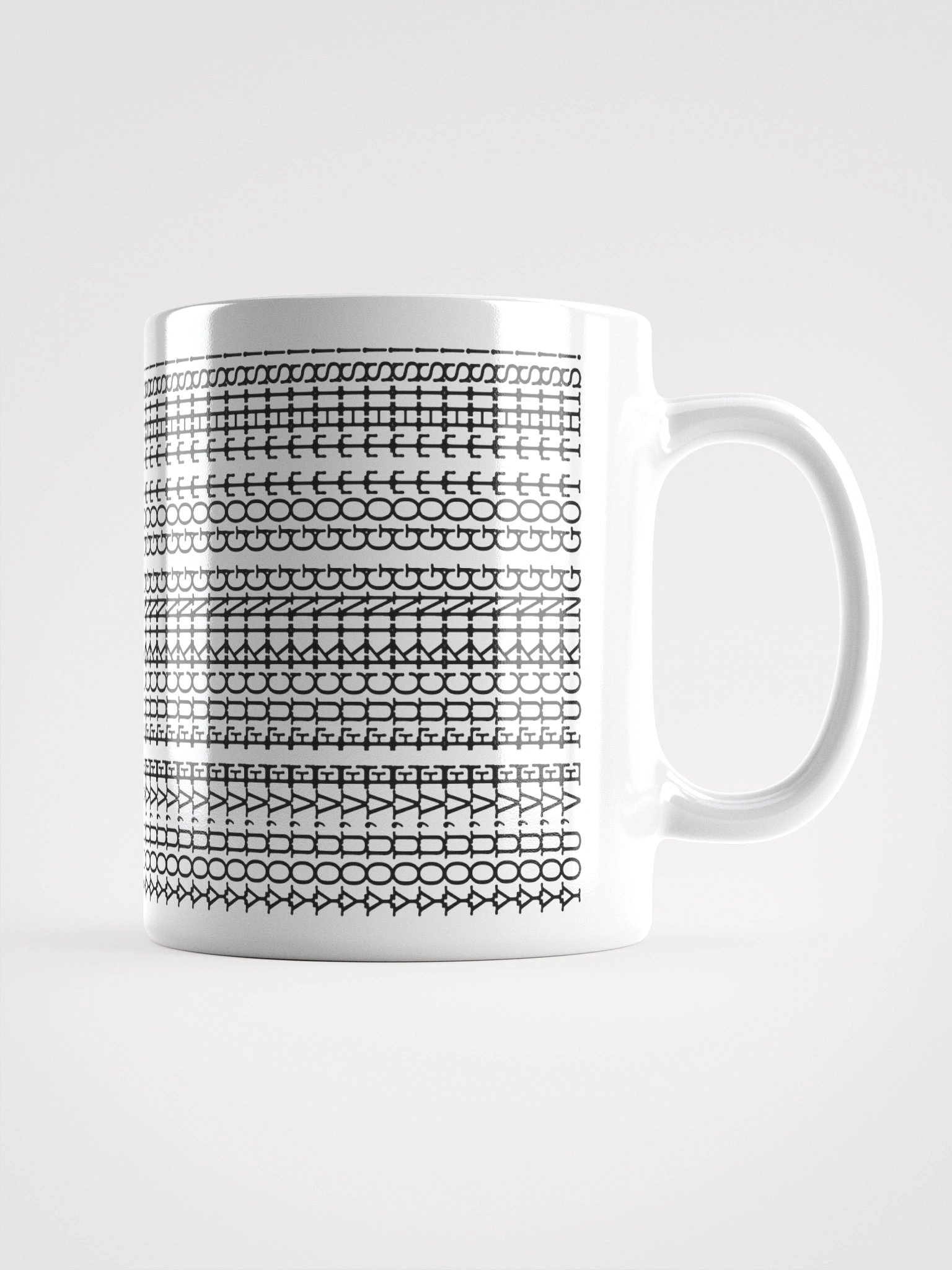 You've F*cking Got This Hidden Message White Glossy Mug product image (2)