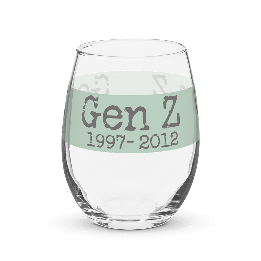 Gen Z 1997-2012 Stemless Wine Glass product image (1)
