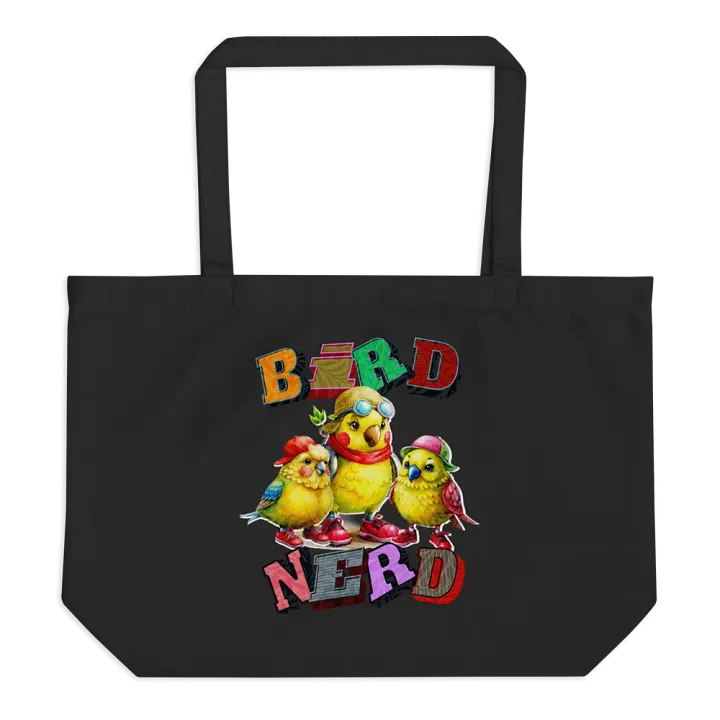 Bird Nerd Yellow Budgie Eco Tote product image (1)