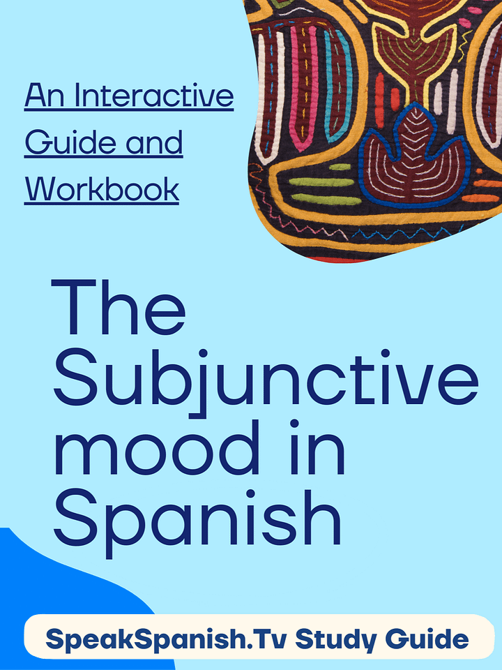 The Subjunctive Mood - Study Guide and Workbook product image (1)