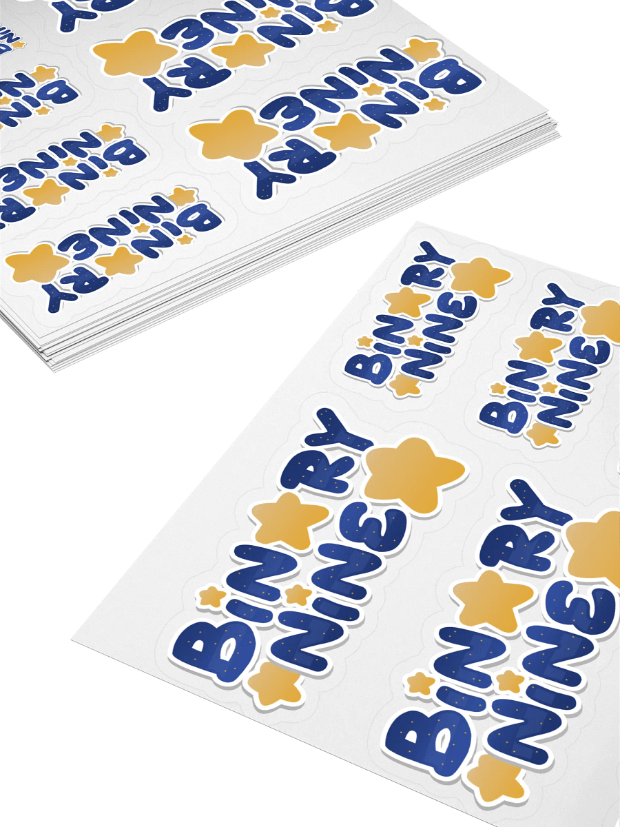 BinaryNine Logo Sticker Sheet product image (4)