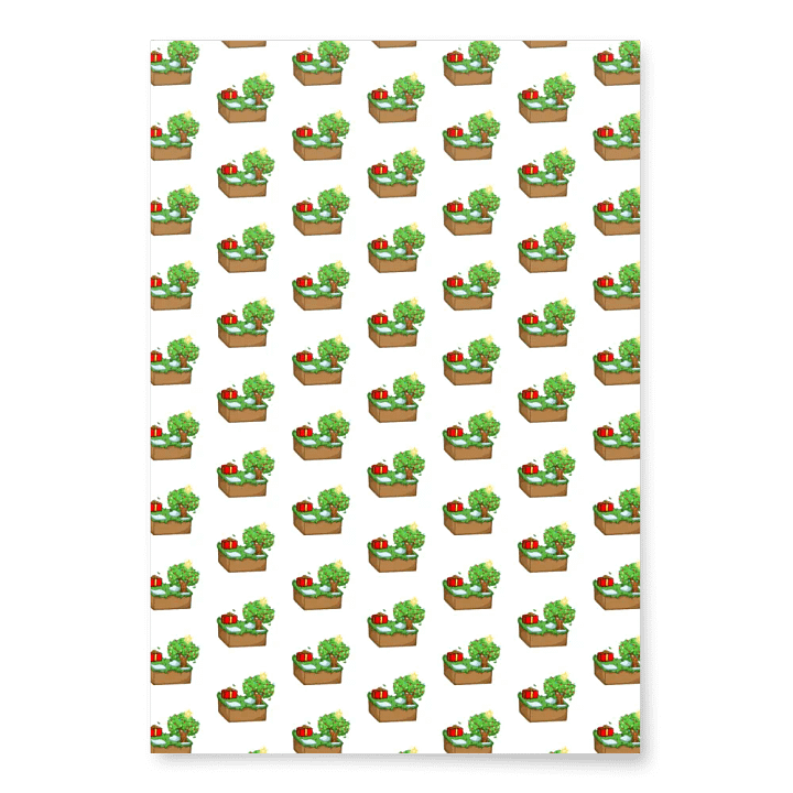 Skyblock Wrapping Paper product image (1)