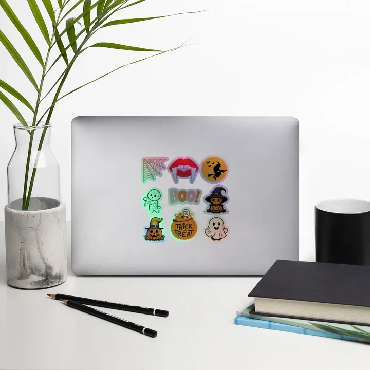 Spooky Holographic Halloween Sticker Sheet product image (2)