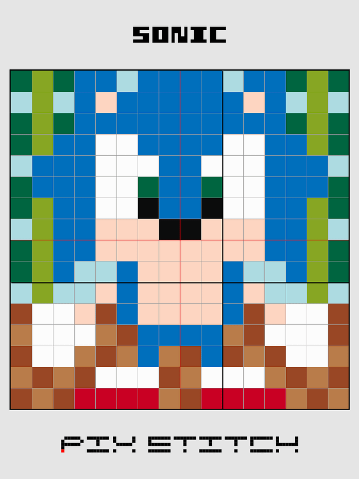 Sonic Pixel Art product image (2)