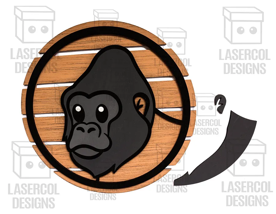 Animals DIY Paint Kit Puzzle Set 2 - Laser Cut Files product image (6)