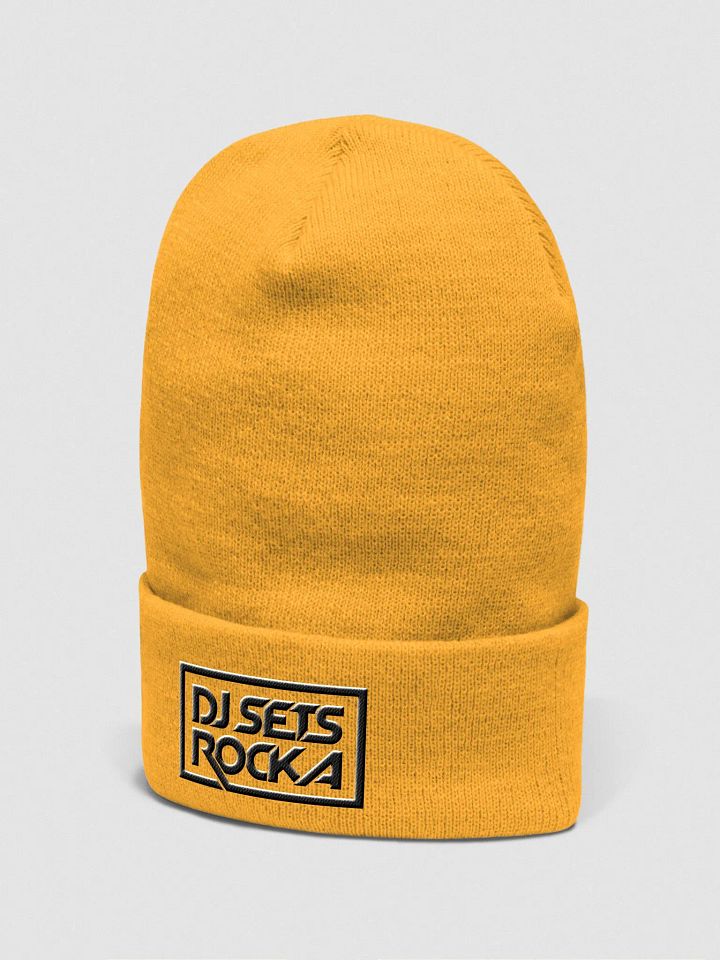 DJSETSROCKA YELLOW BEANIE product image (2)