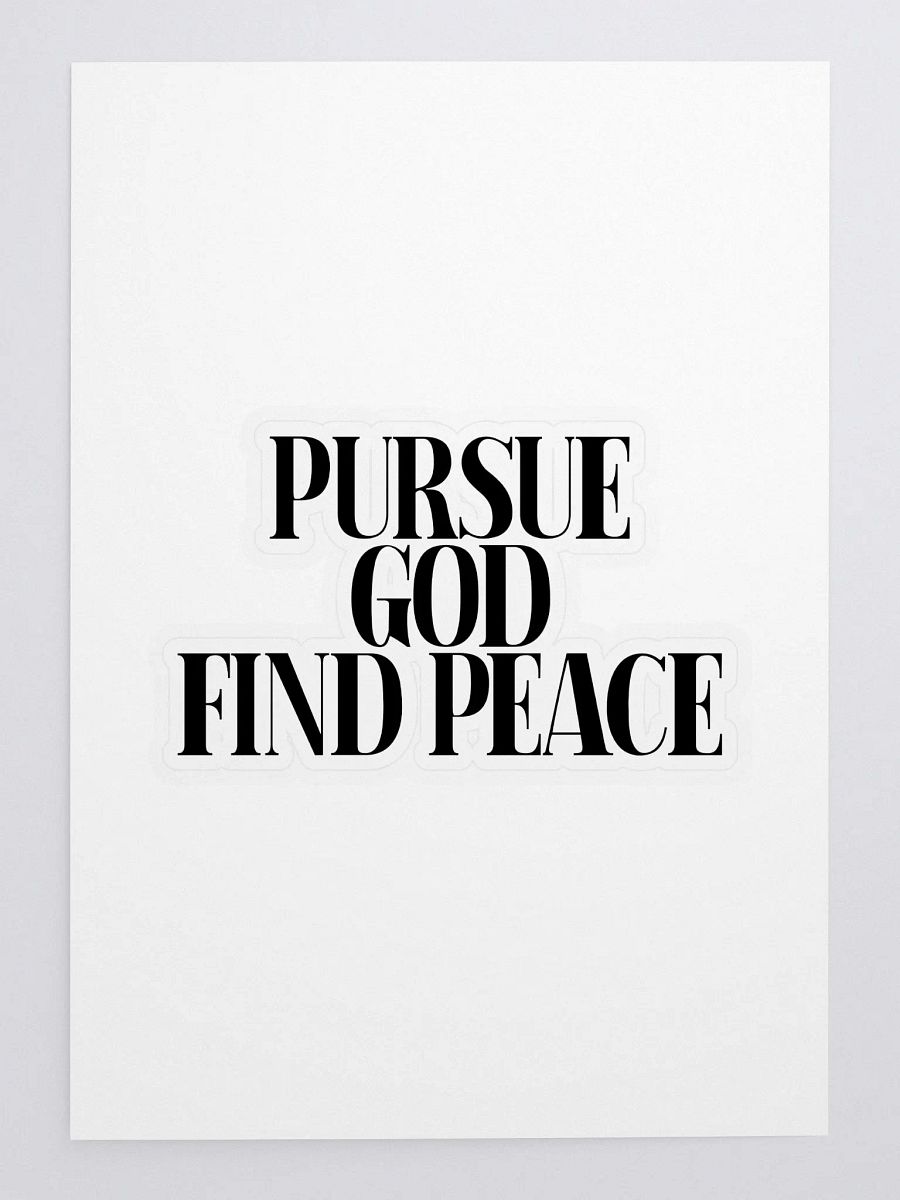 PURSUE GOD FIND PEACE product image (3)