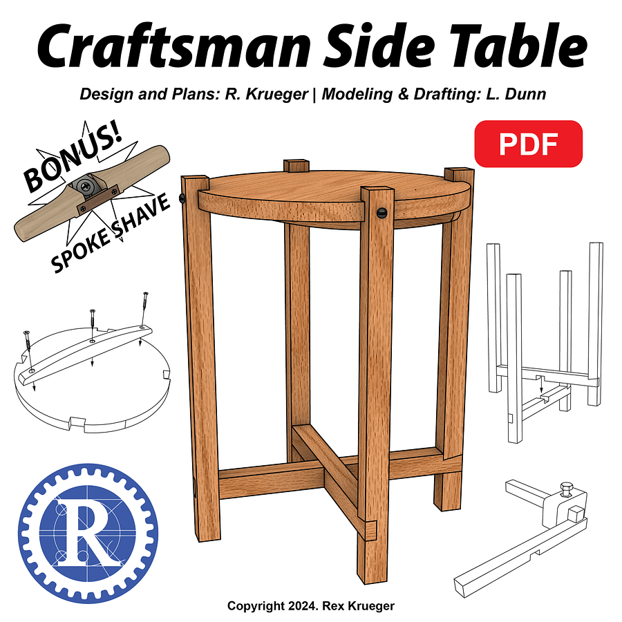 Craftsman Side Table (And Spoke Shave) product image (1)