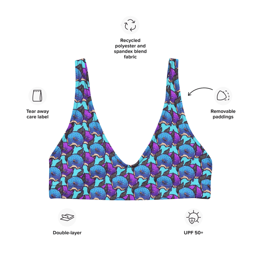 Summer Donuts Bikini Top product image (9)