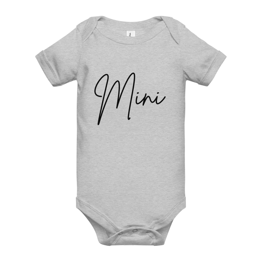 Mamma and mini matching unisex onesie product image (25)