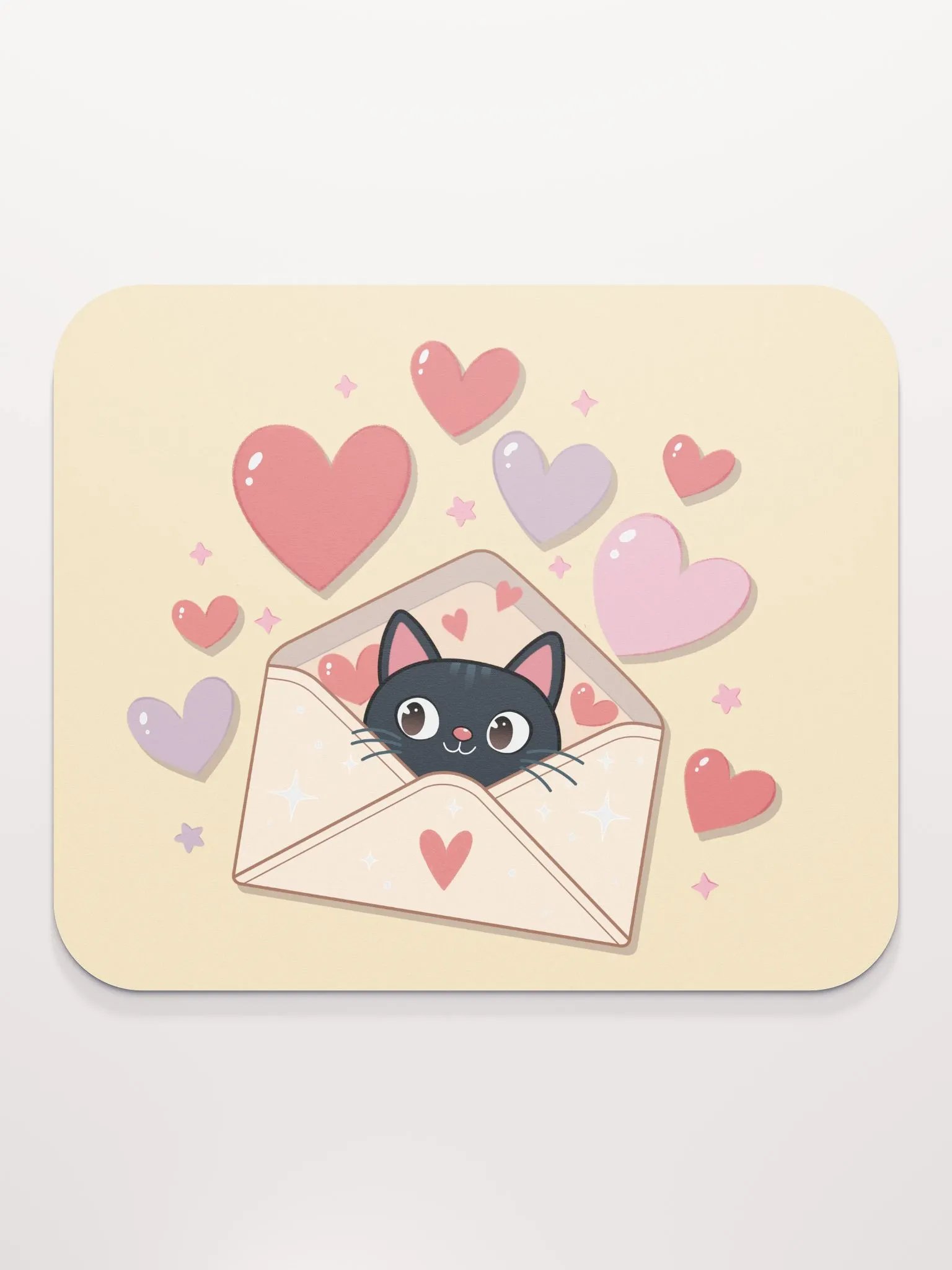 Feline Valentine Envelope - mouse pad product image (5)