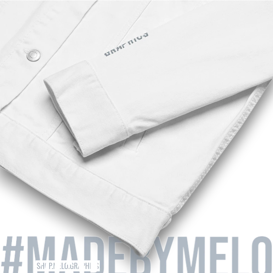 Rated M: Grey Stitched - Denim Jacket | #MadeByMELO product image (4)