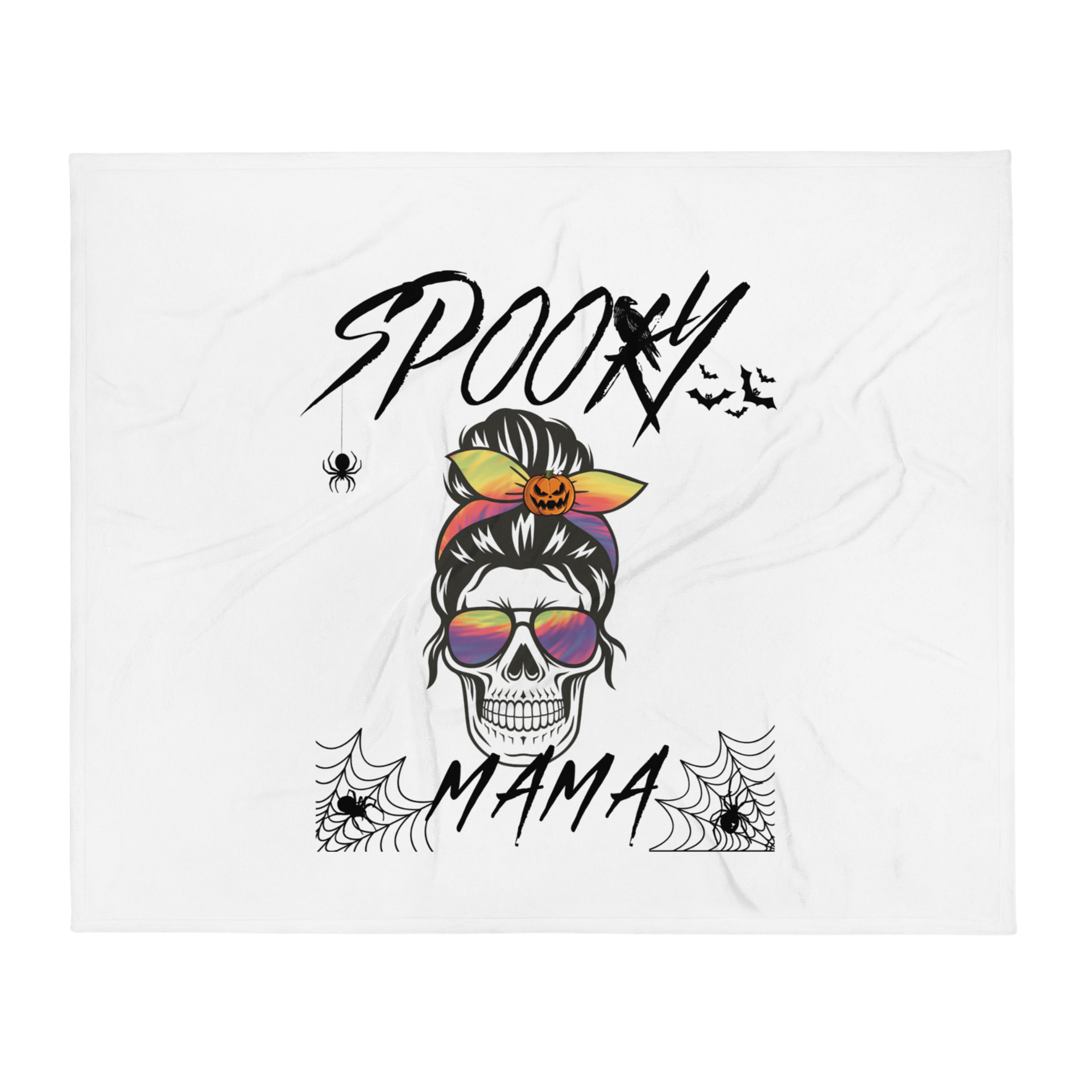 Spooky Mama Throw Blanket product image (1)