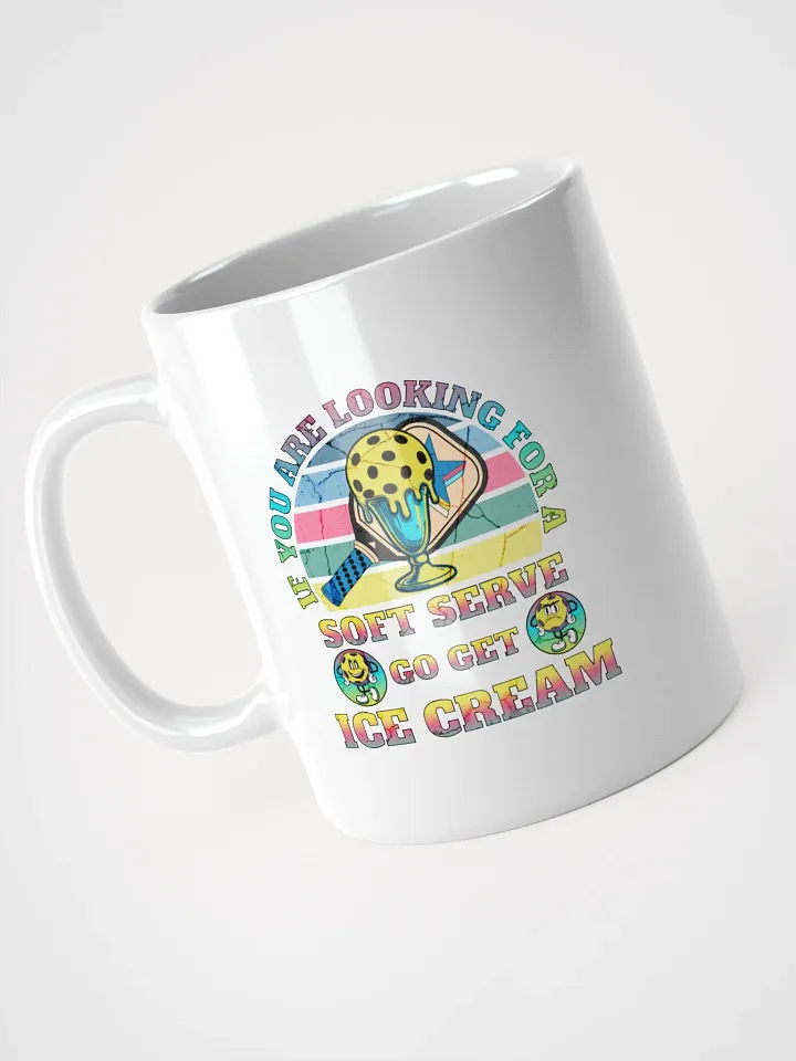 Soft Serve Go Get Ice Cream Pickleball Mug product image (2)
