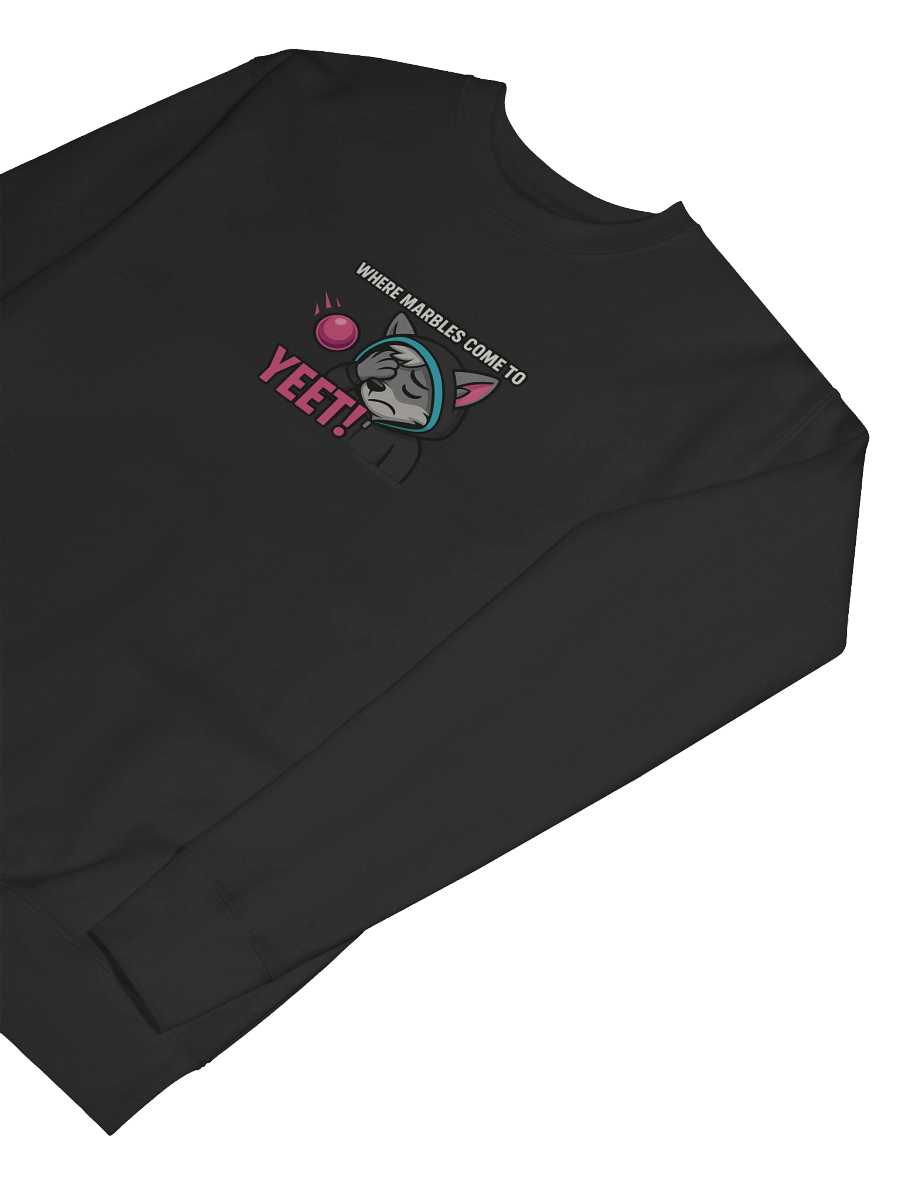 "WHERE MARBLES COME TO YEET!" SWEATSHIRT – Official Stream Mascot Edition product image (7)