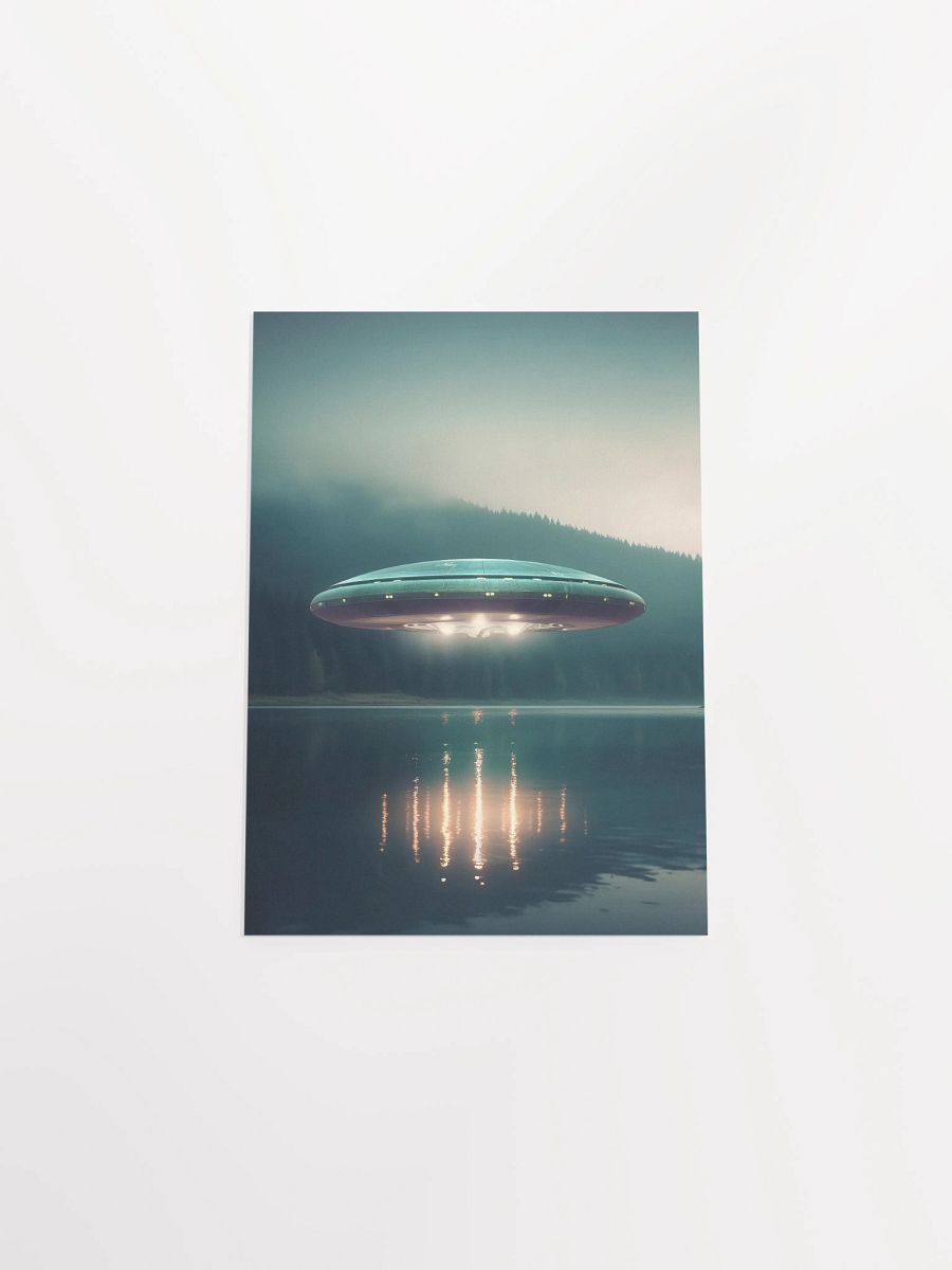 The Truth is Out There / The X-Files photo of UFO — sci-fi poster, movie art, I want to believe poster, space print, aliens wall decor product image (9)