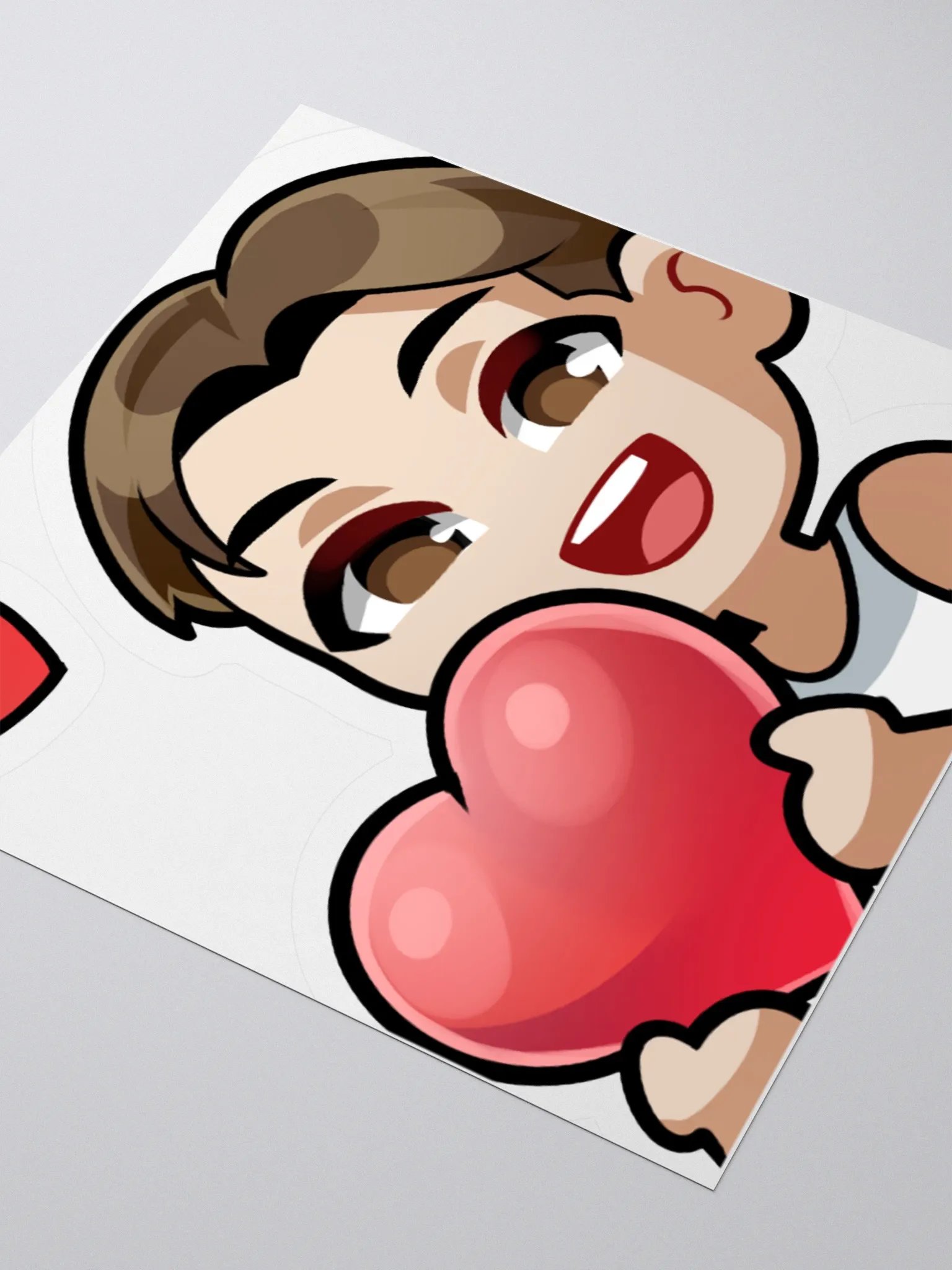 Jxime's Heart Kiss Cut Stickers product image (7)