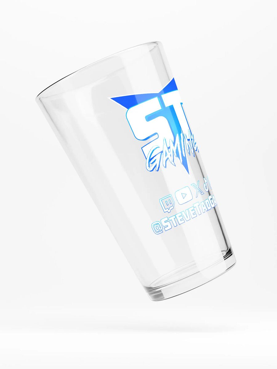 Steve Tad Gaming Logo Pint Glass product image (4)