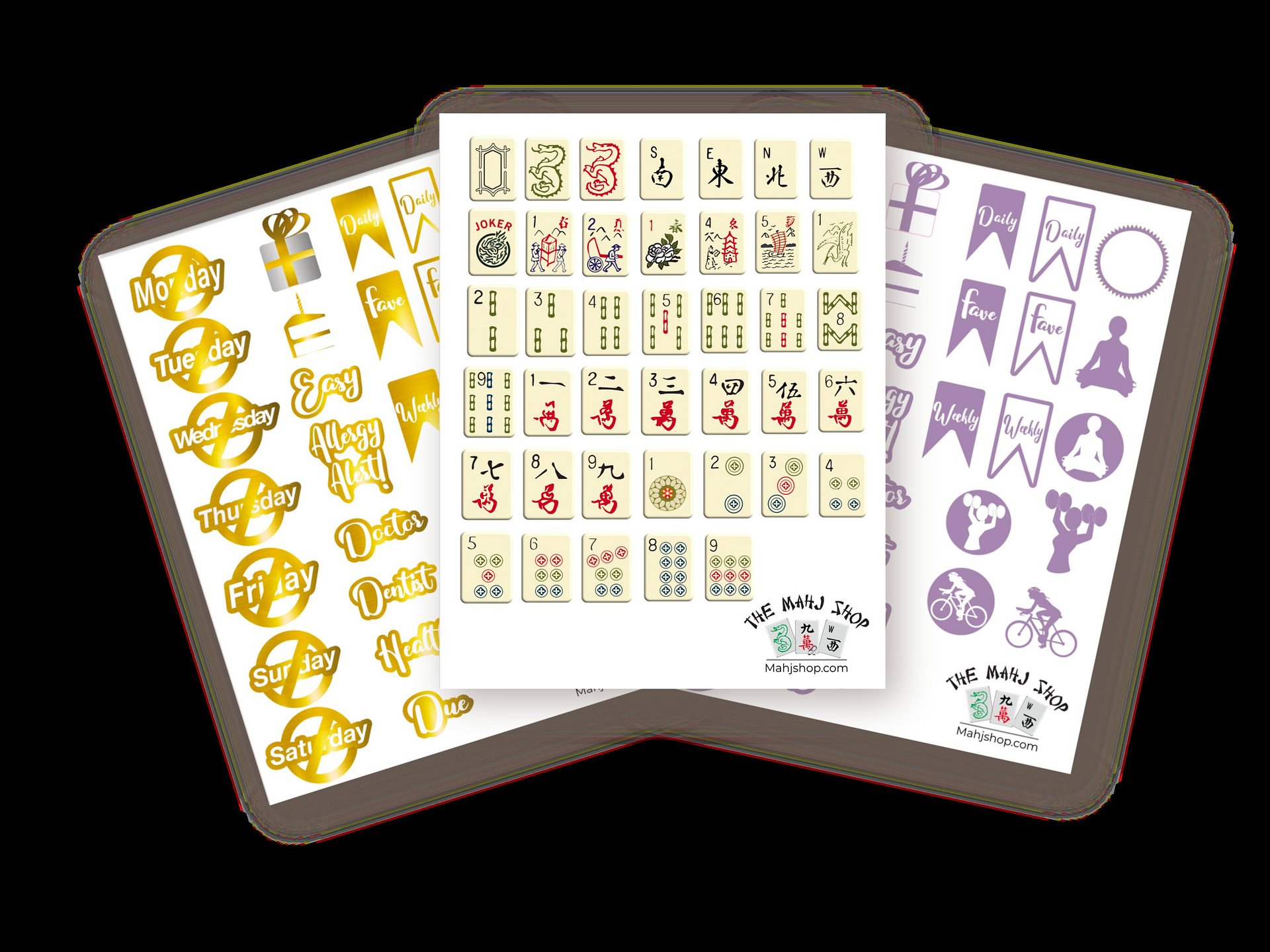 2024 Mahjong Digital Planner product image (2)