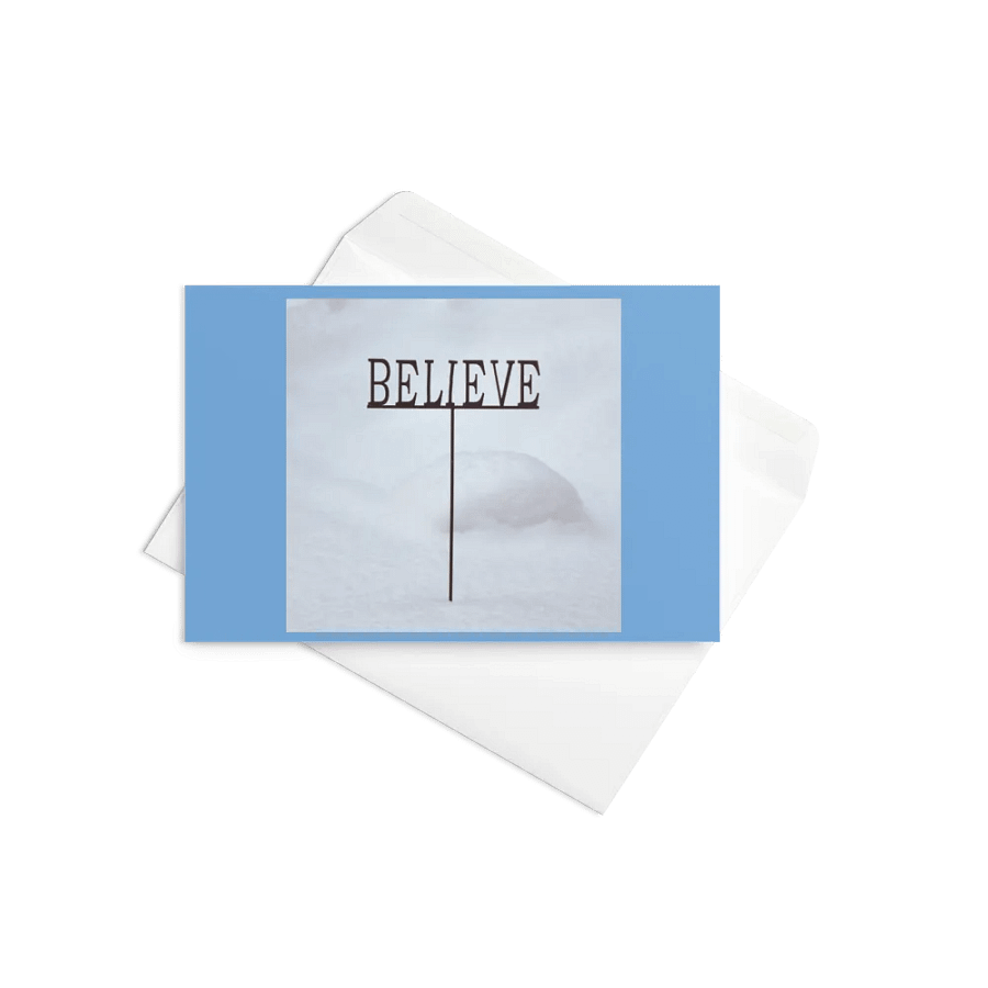Believe card product image (6)