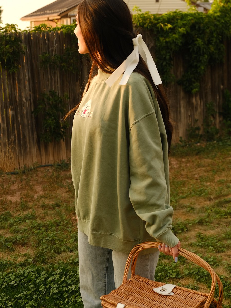 Reading Bunny Sweatshirt product image (10)