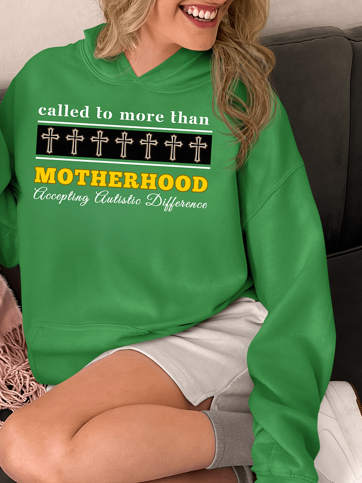 Called To More Than Motherhood Gildan Hoodie | Christian Faith | Autism Awareness | Gift to Mom product image (21)
