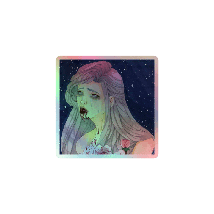 Hanahaki Holo Sticker product image (1)