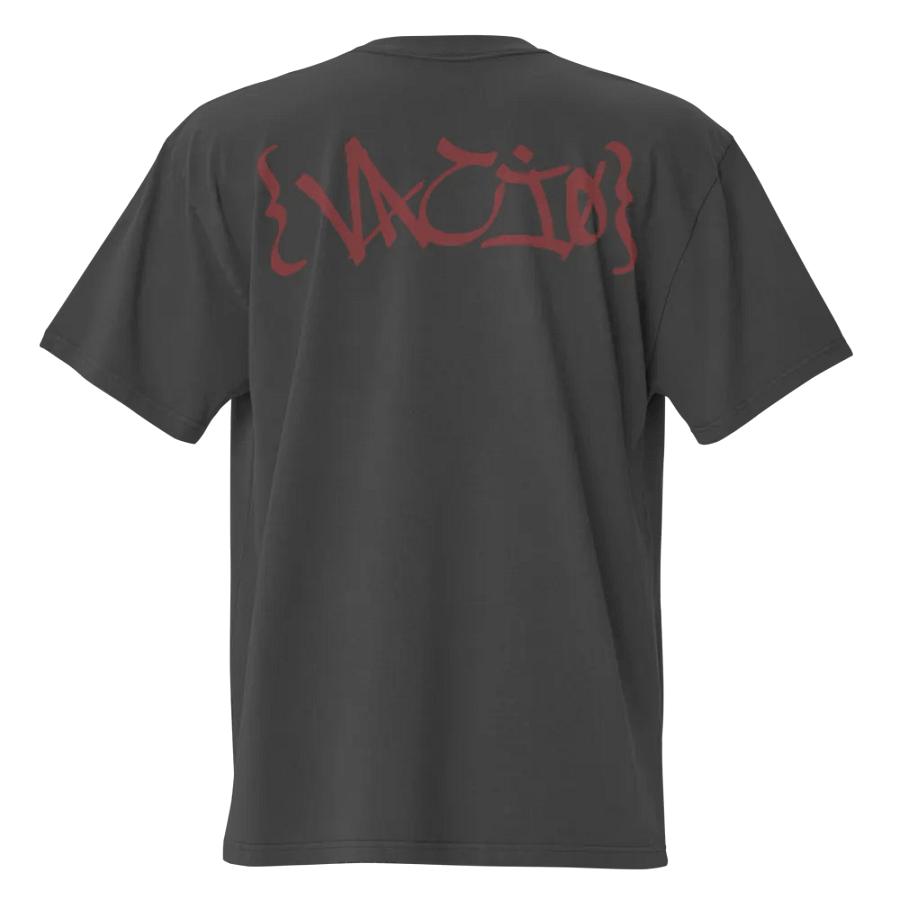 VACIO Grafitti Back Oversized Faded T-Shirt product image (1)