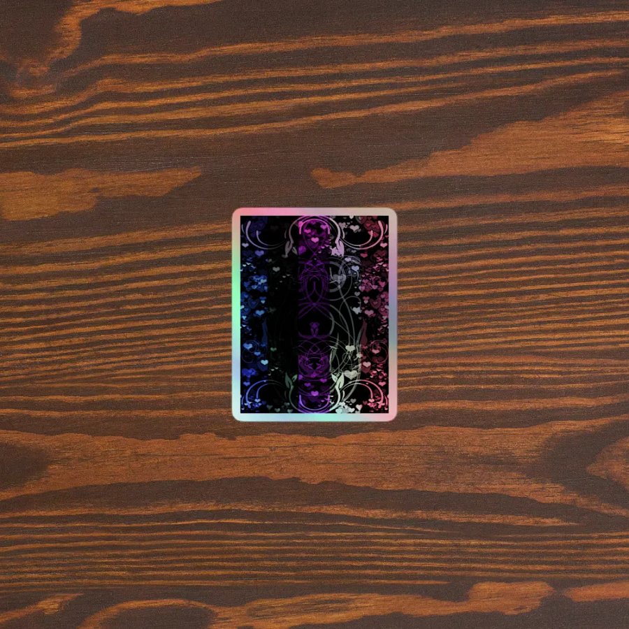 Genderfluid Pride Flag Sticker (Flourish Variation) product image (5)