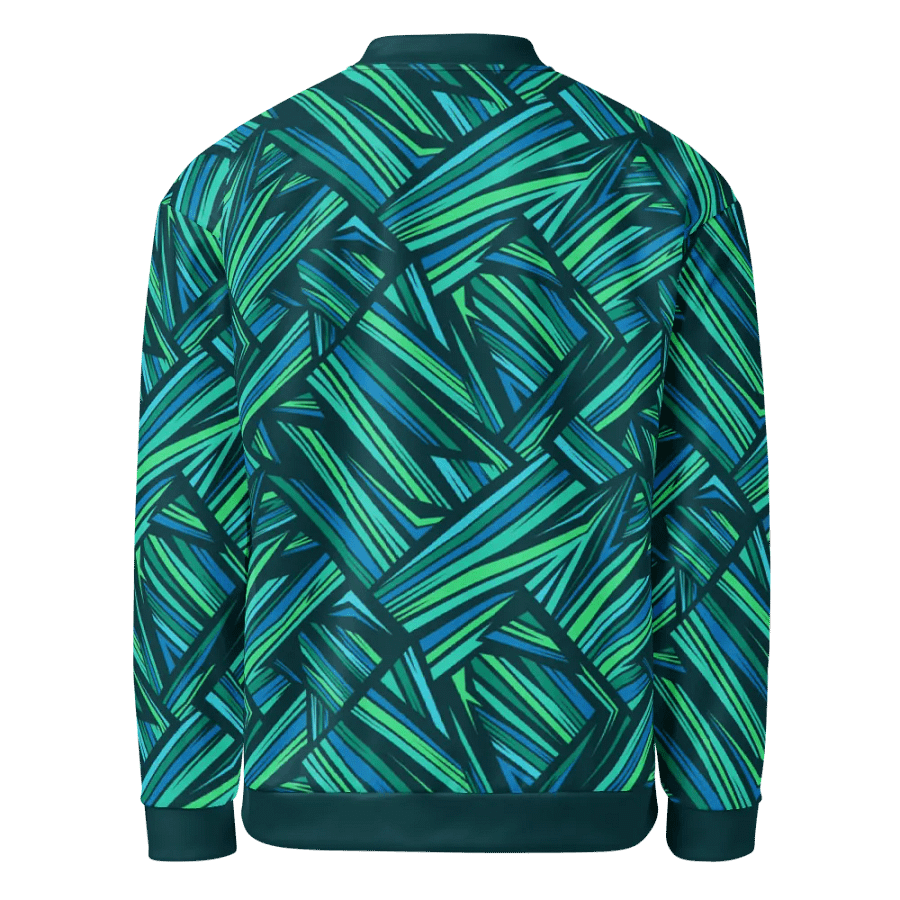 Aqua Angles | Unisex Bomber Jacket product image (4)