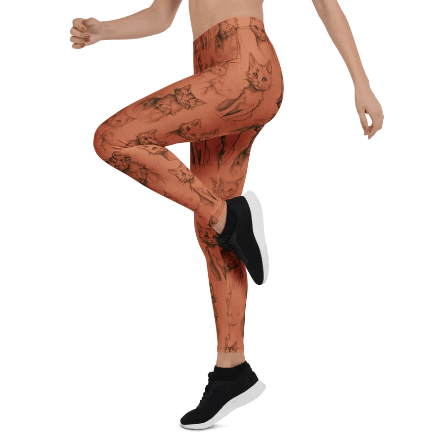 Sketchy Cat Leggings product image (2)