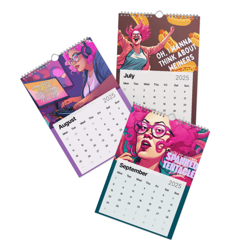 NeonHalo Unexplained and Unhinged Calendar 2025 product image (7)